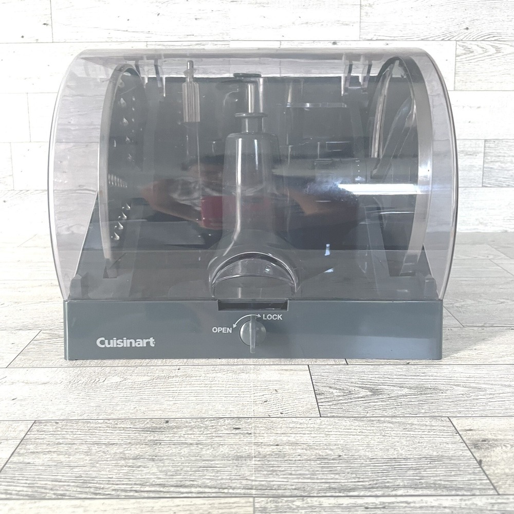 Cuisinart Food Processor FP-13SC Storage Case & Disc Blades Stem Attachments 6pc